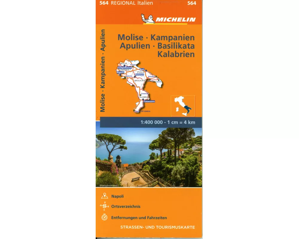 Michelin Molise, Kampanien, Apulien, Basilikata, Kalabrien