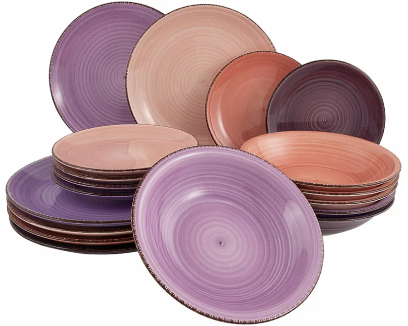 Tavola Geschirrset 18-teilig violett