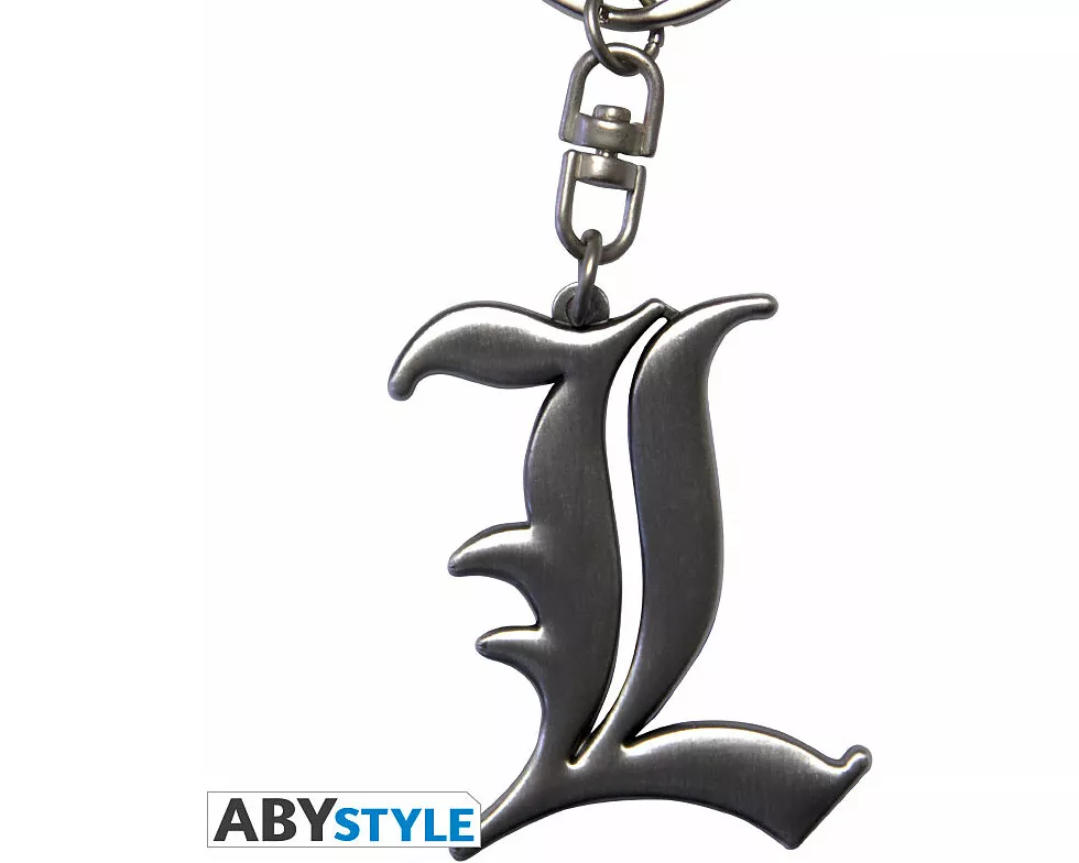 DEATH NOTE Schlüsselanhänger 3D "L Symbol"
