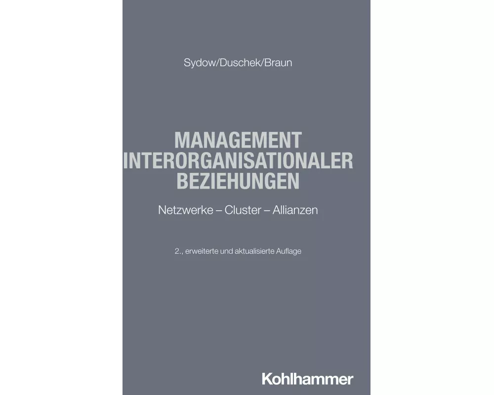 Management interorganisationaler Beziehungen