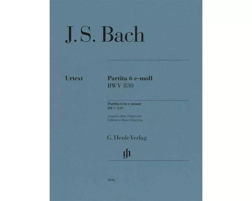 Johann Sebastian Bach - Partita Nr. 6 e-moll BWV 830