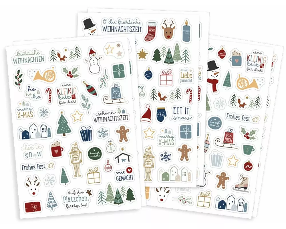 Sticker-Set Weihnachten