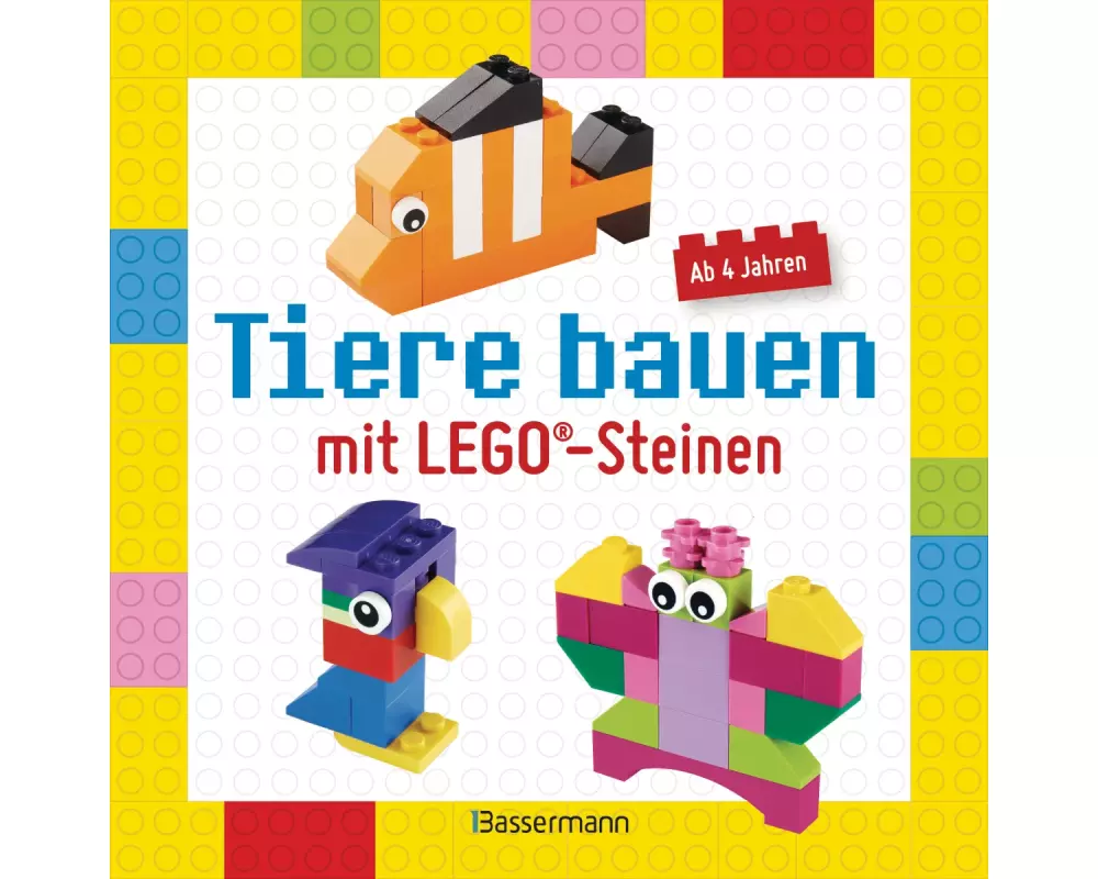 Tiere bauen mit LEGO-Steinen für Kinder ab 4 Jahren