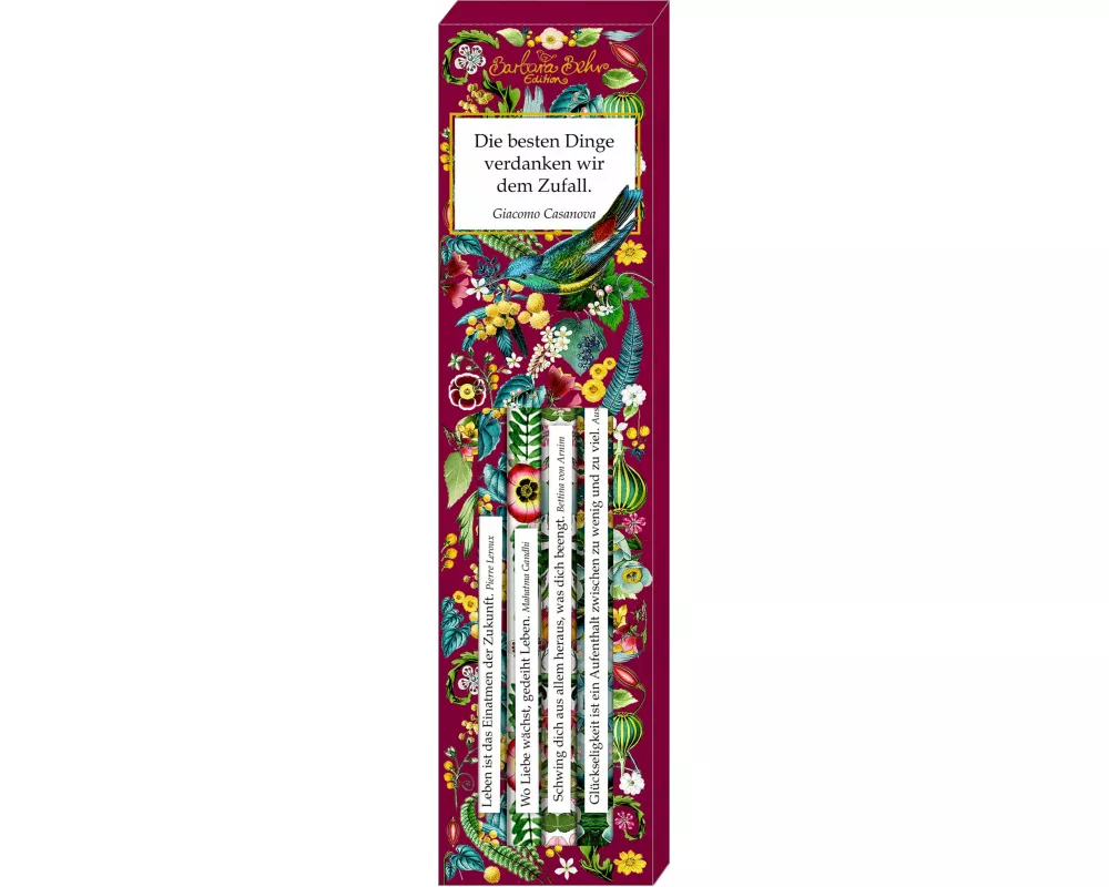 Bleistift-Set mit Sprüchen