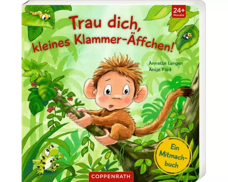 Trau dich, kleines Klammer-Äffchen!