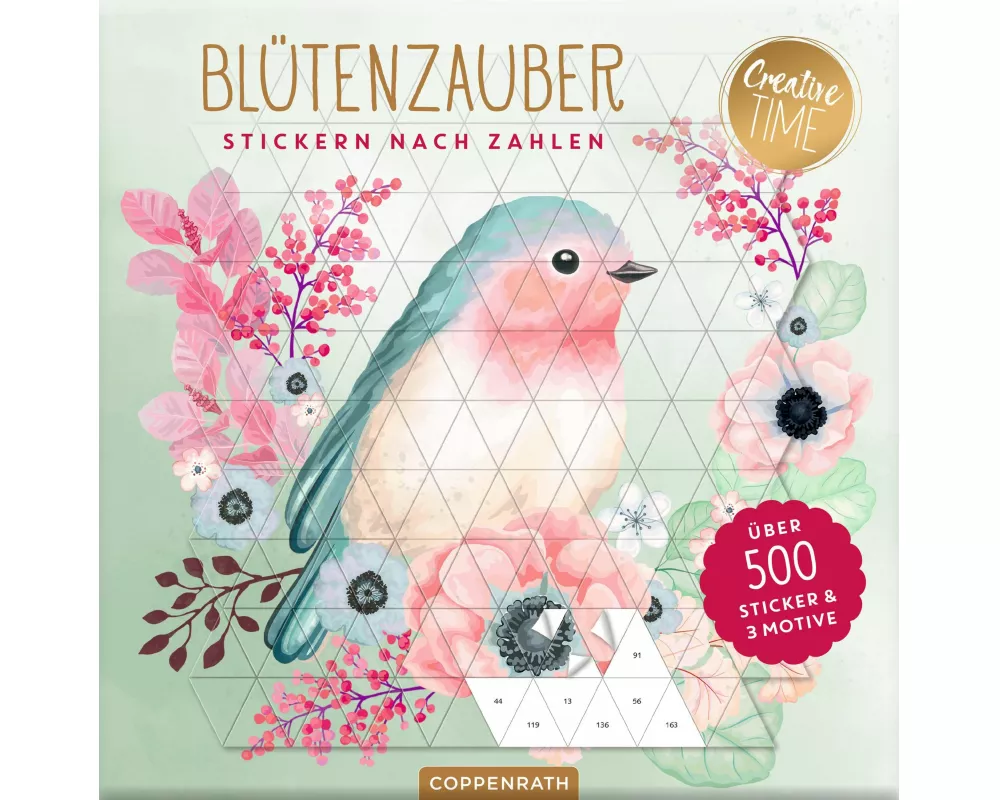 Stickern nach Zahlen Blüten-Zauber