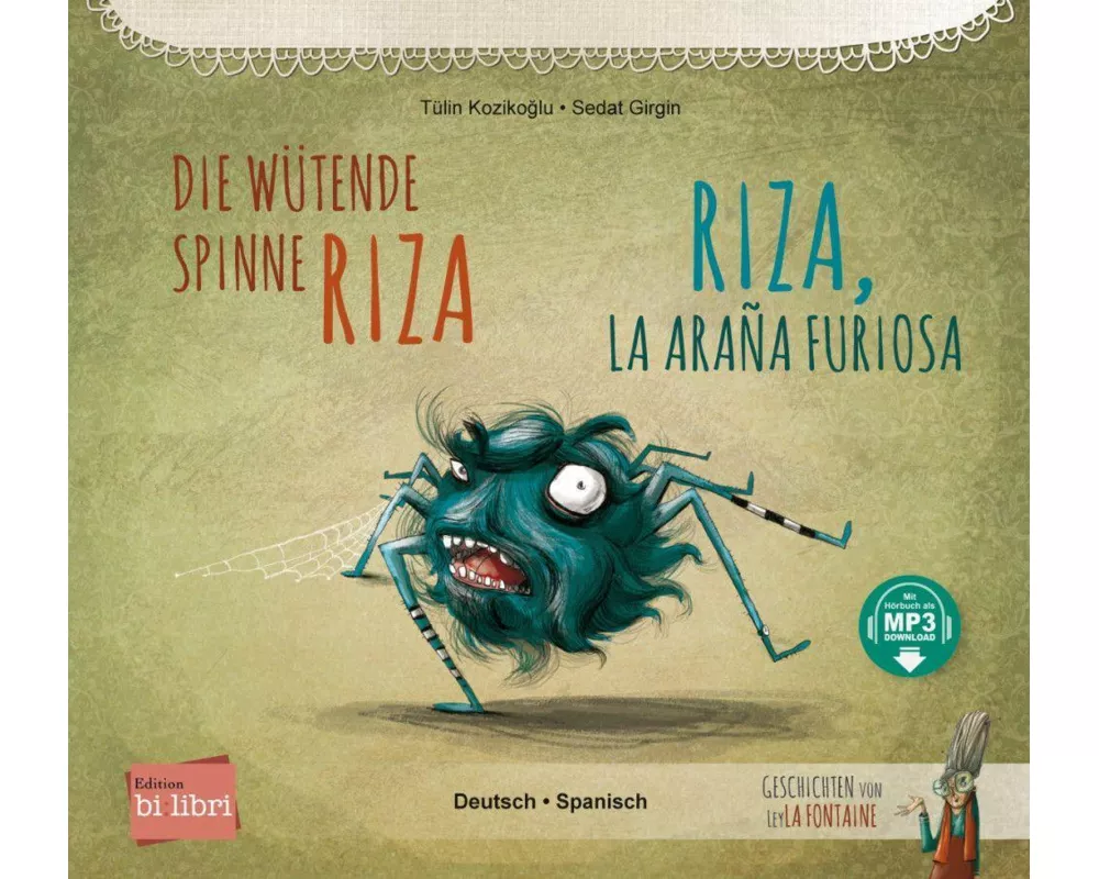 Die wütende Spinne Riza (Deutsch-Spanisch)