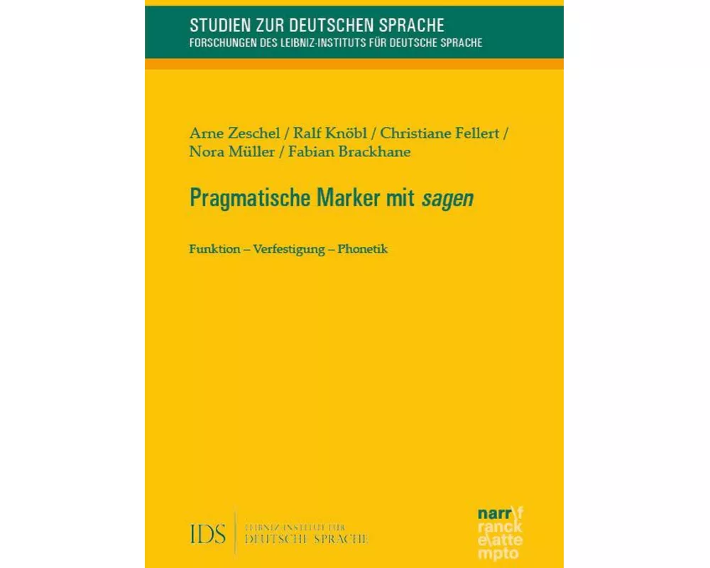 Pragmatische Marker mit sagen