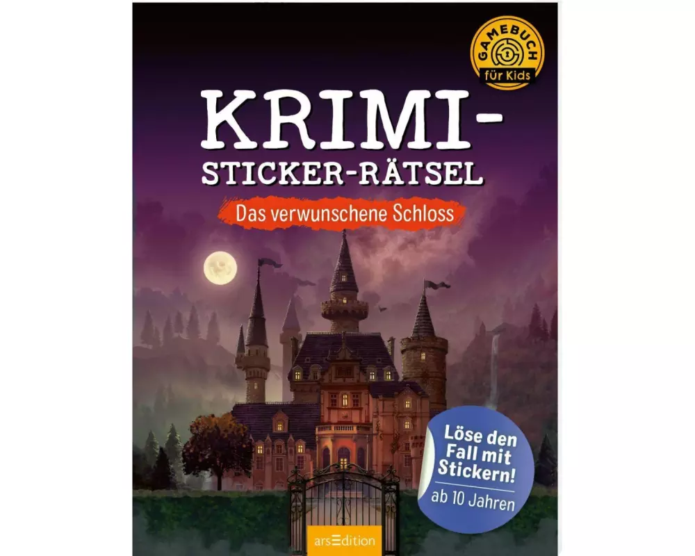 Krimi-Sticker-Rätsel – Das verwunschene Schloss