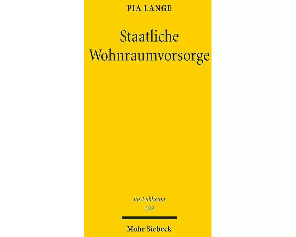 Staatliche Wohnraumvorsorge