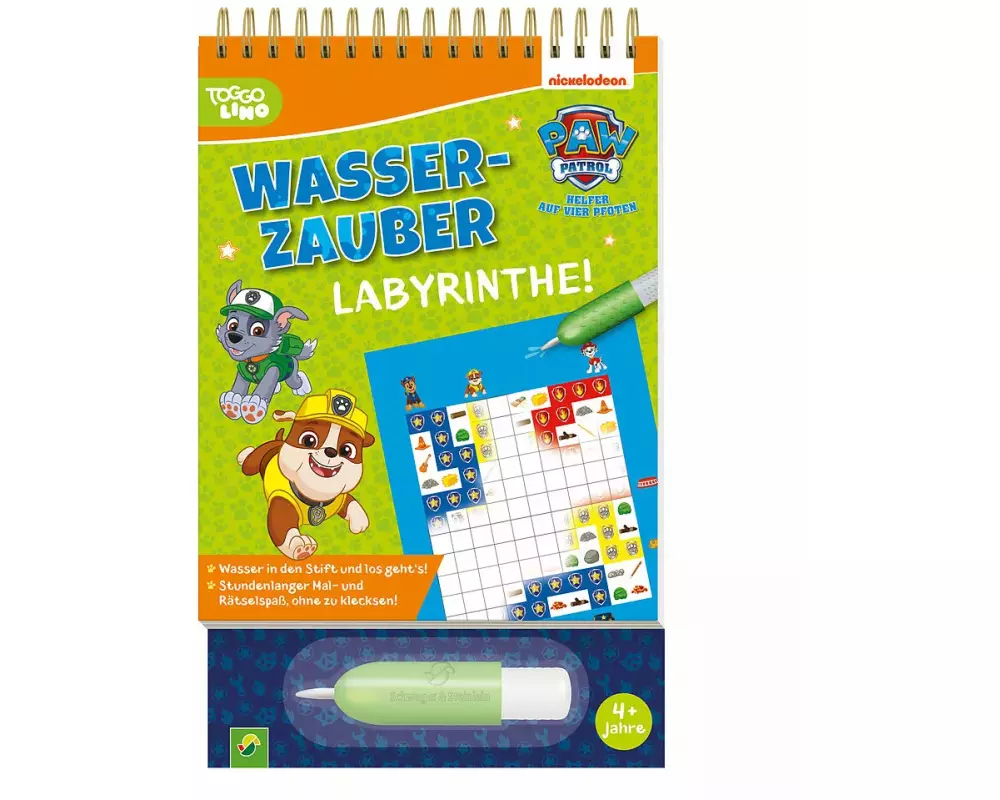 PAW Patrol Wasserzauber | Labyrinthe. Einfach mit Wasser malen!