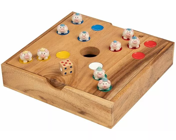 Schweinchen in der Grube