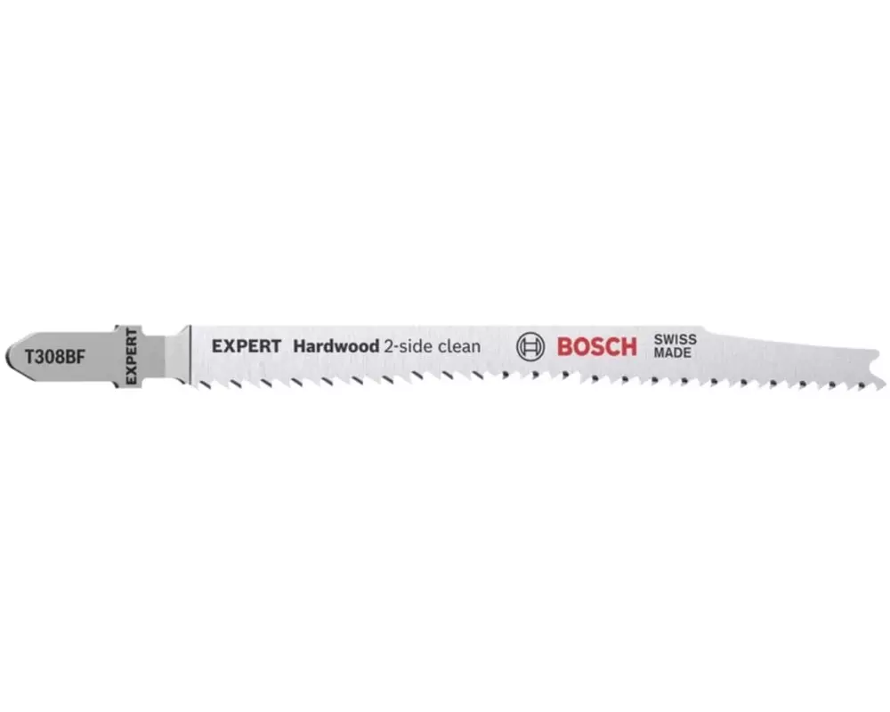Bosch Professional Stichsägeblatt EXPERT Hardwood 2-side clean T 308 BF, 5 Stk