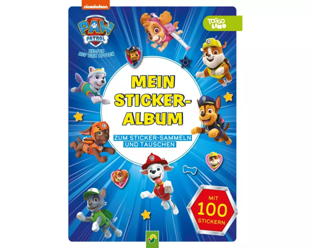 PAW Patrol Mein Stickeralbum mit 100 Stickern