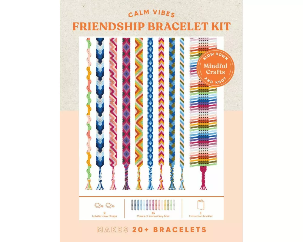 Mindful Crafts: Calm Vibes Friendship Bracelet Kit