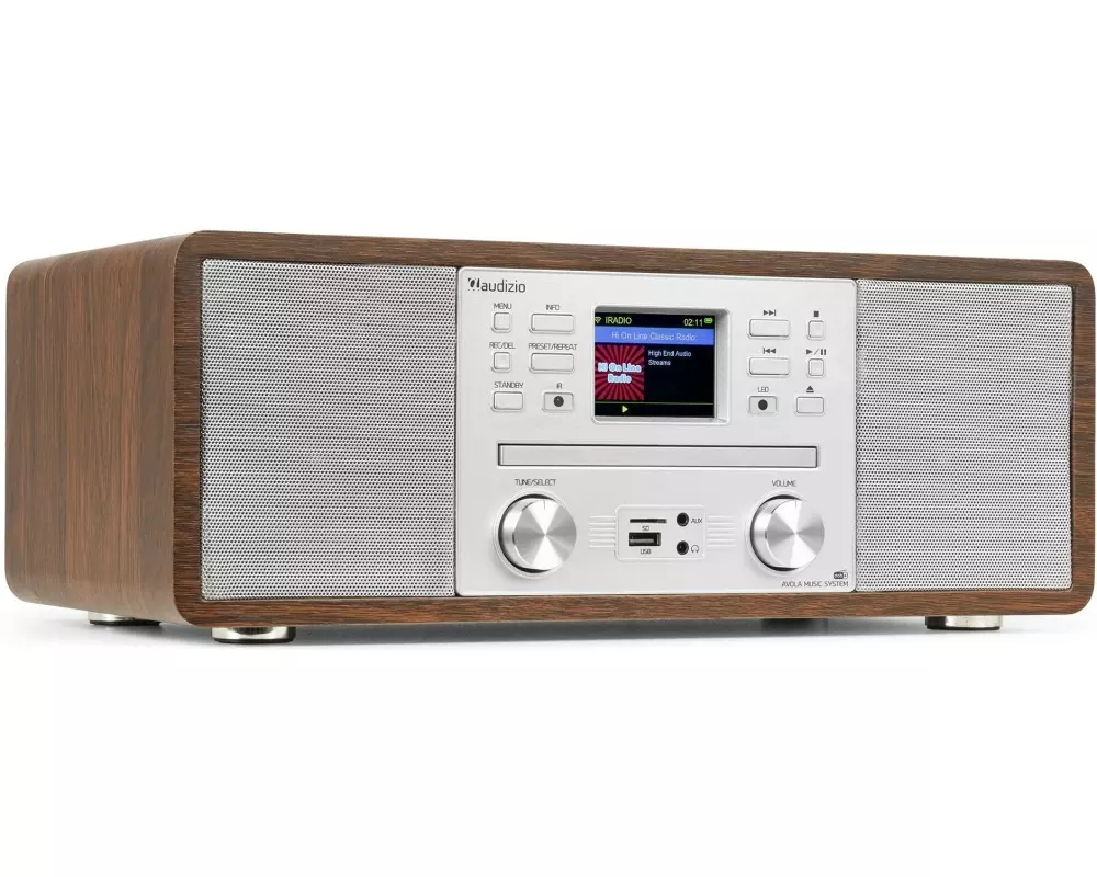 Audizio DAB+ Radio Avola Silber