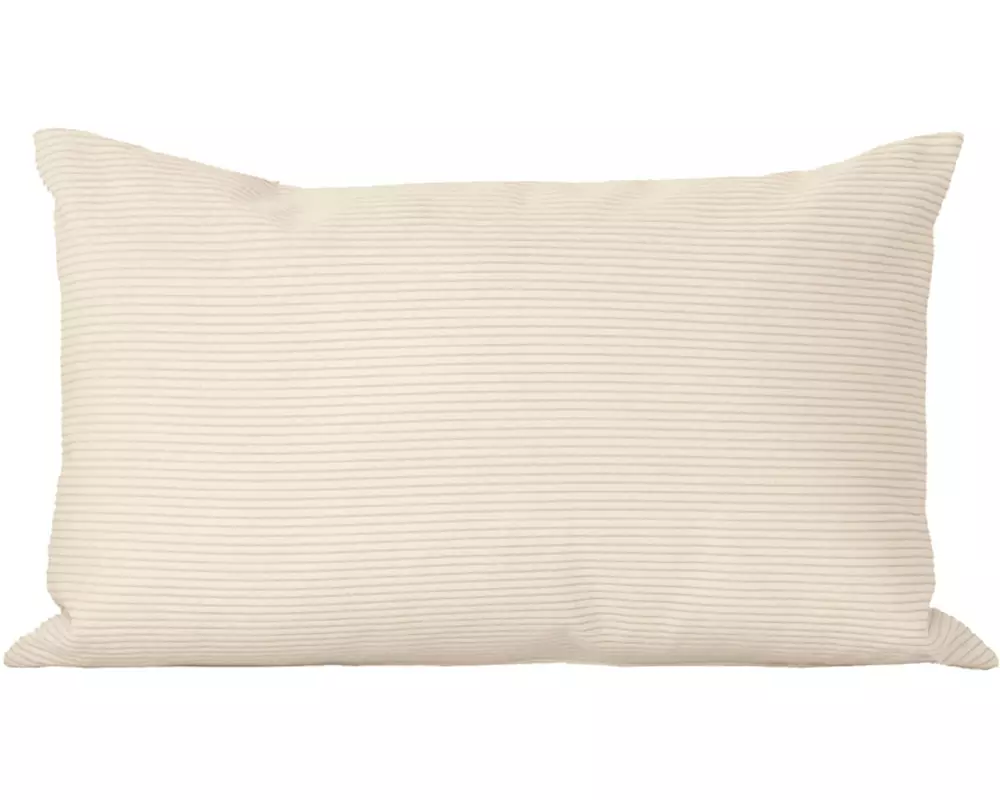 Hubatka Kissenbezug Cord 50 x 30 cm, Vanille