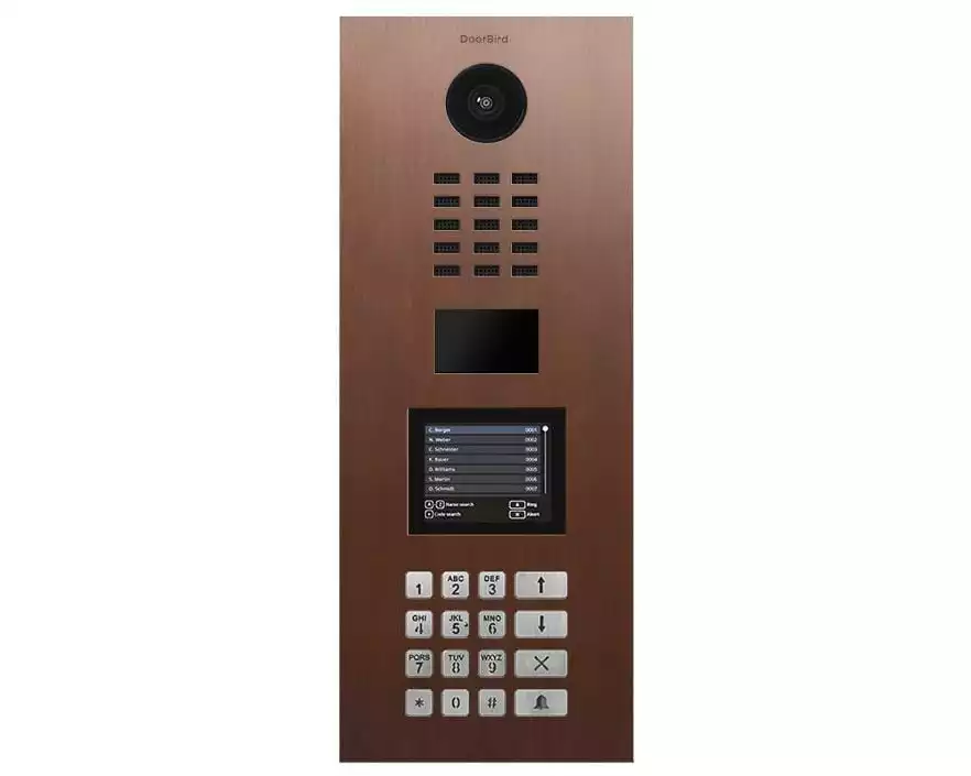Doorbird D22DKV IP Video Türsprechanlage Baubronze
