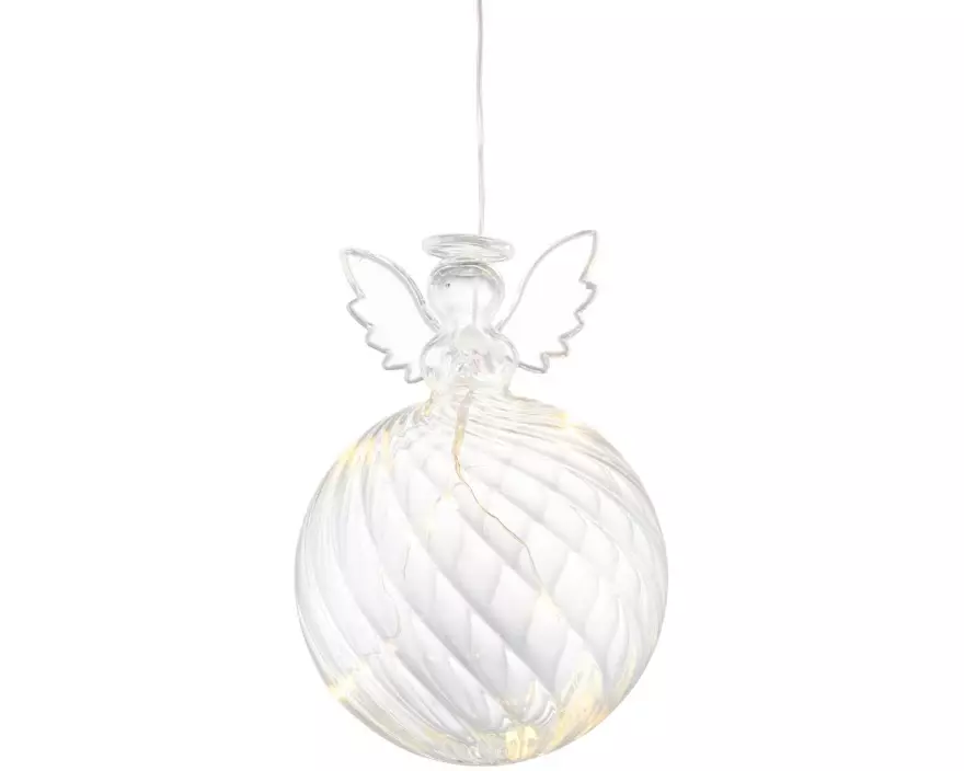 Sirius Weihnachtskugel Wave Engel, 8 cm