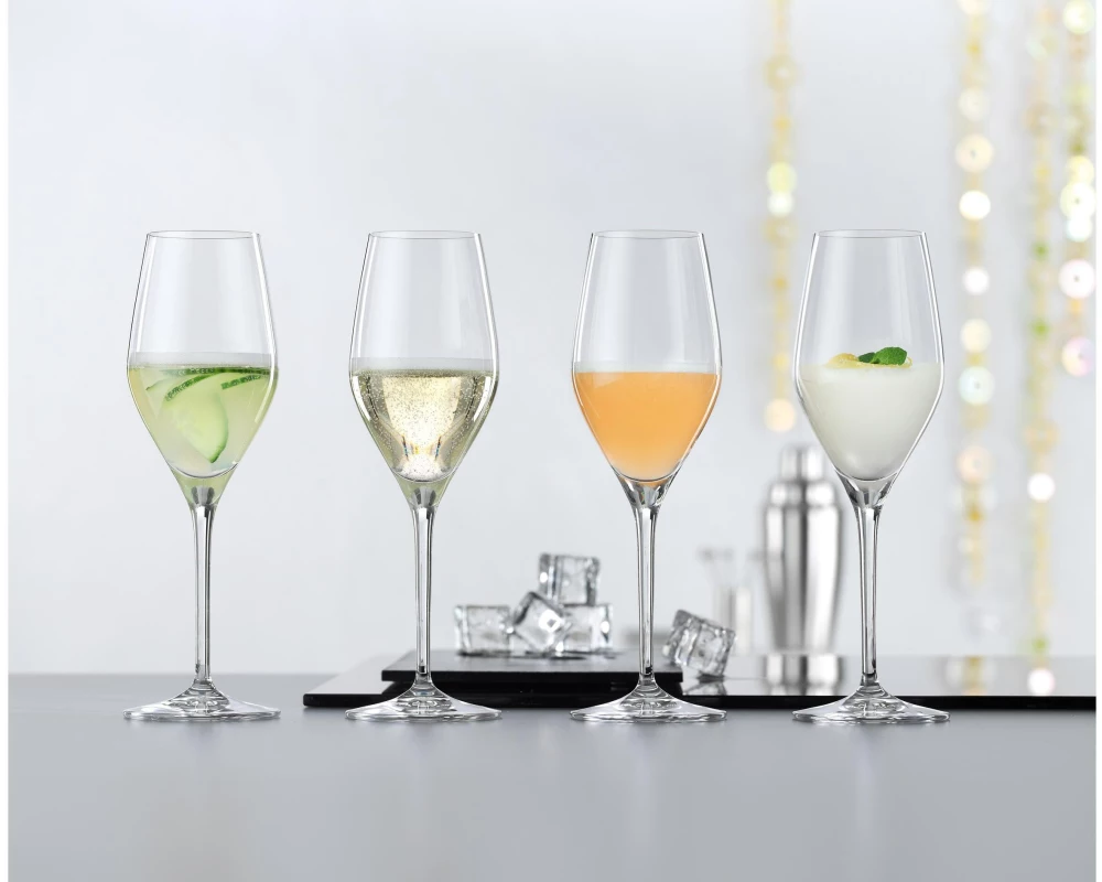 Spiegelau Authentis Champagnerglas Set/4 270 ml, 4 Stück, Transparent