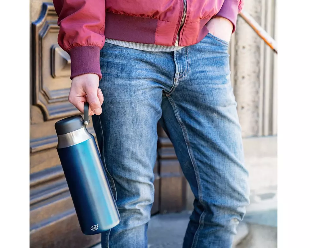 Alfi Thermosflasche Tea 900 ml, Dunkelblau