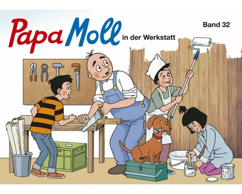Papa Moll in der Werkstatt
