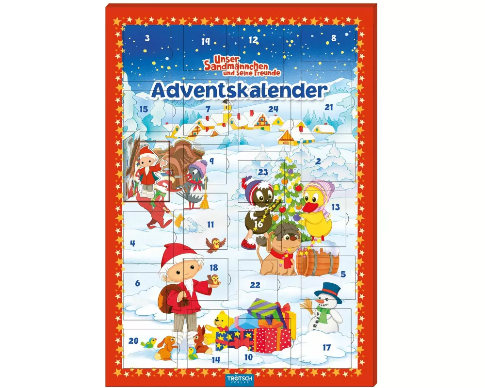 Magnet-Adventskalender "Unser Sandmännchen"