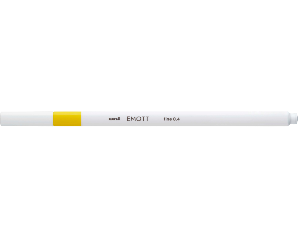 UNI-BALL Fineliner Emott 0.4mm PEM-SY_2_YELLOW gelb