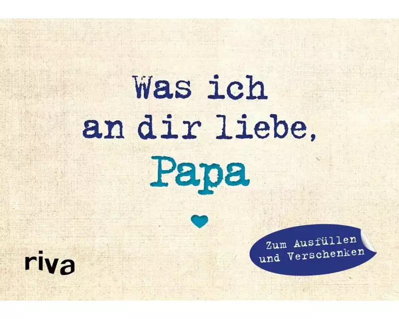 Was ich an dir liebe, Papa – Miniversion