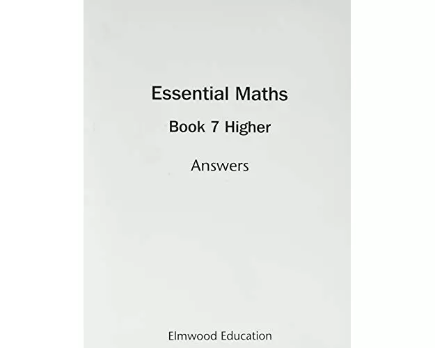 Essential Maths 7 Higher Answers