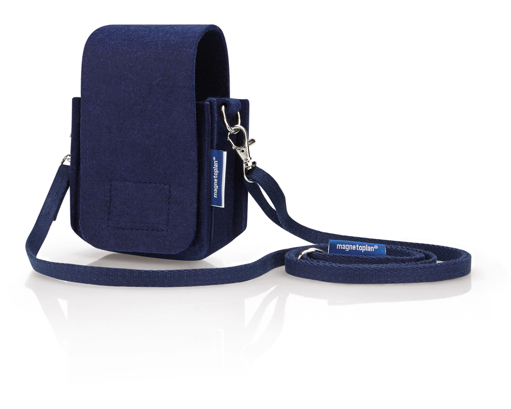 MAGNETOPLAN Moderatorentasche ecoAware 11124 blau, Filz 110x150x70mm