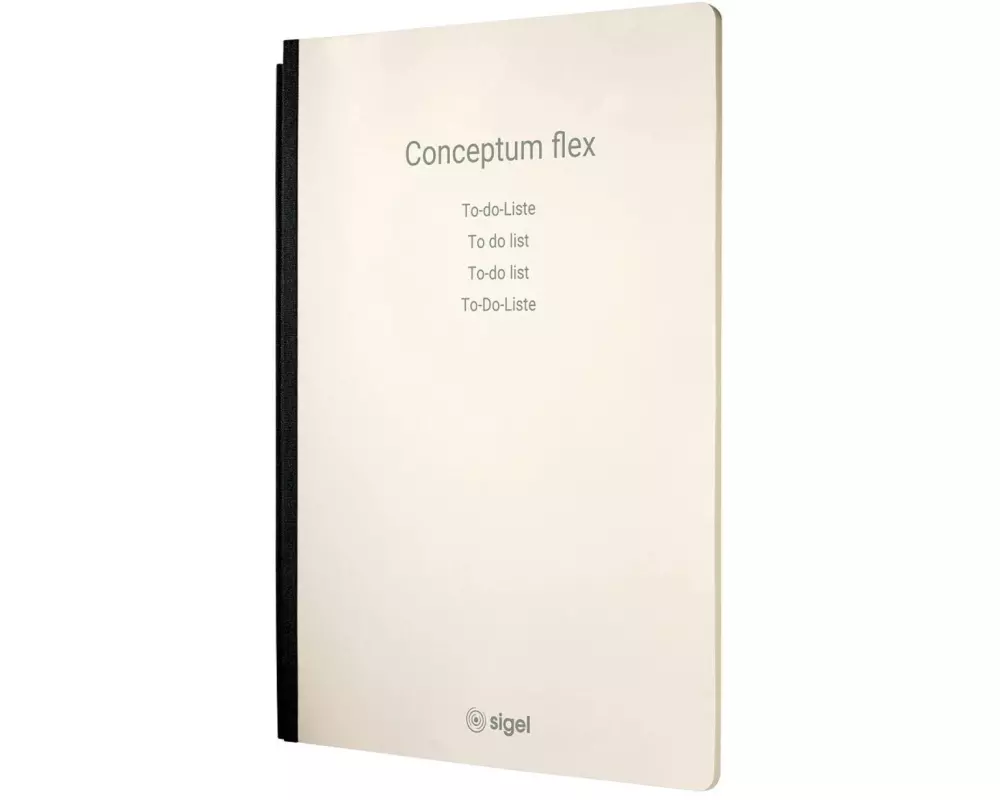 Sigel Notizheft Conceptum flex A4, Kariert, Hellbraun