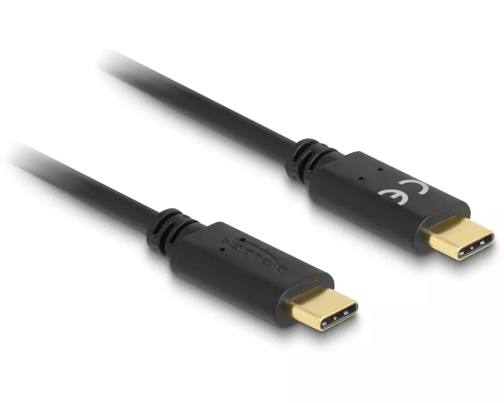 Delock USB-Ladekabel 5 A USB-C - USB-C 0.15 m