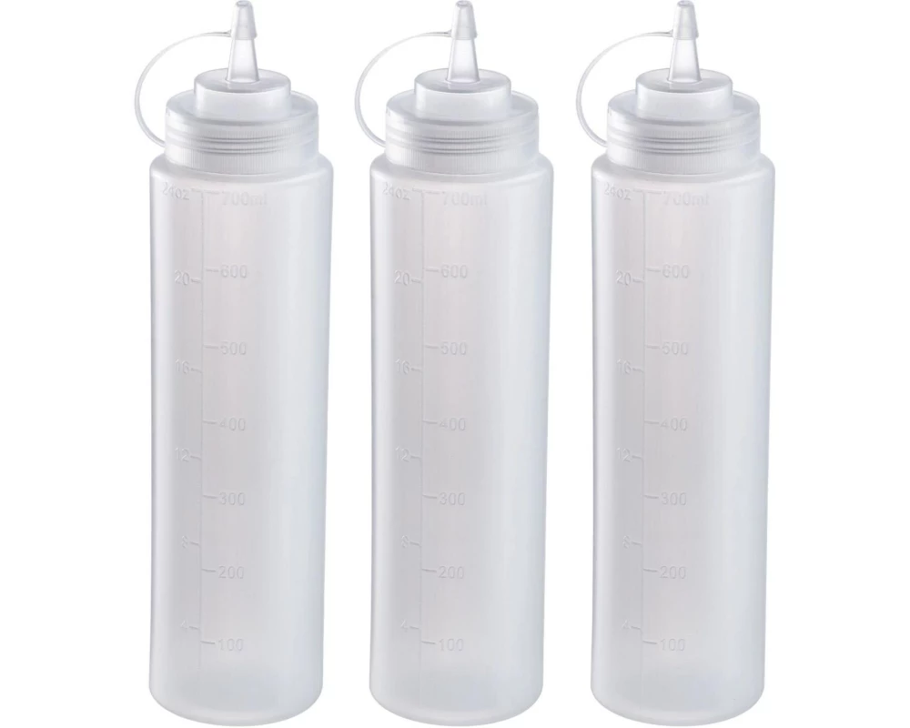 Westmark Quetschflaschen 700 ml, Transparent