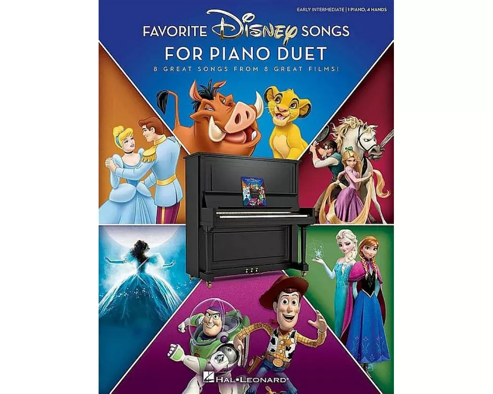 Favorite Disney Songs for Piano Duet