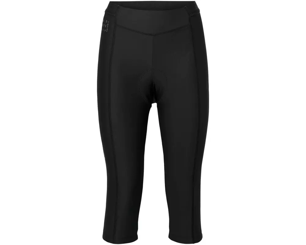 VAUDE Damen Velohose Wo Posta 3/4 Tights Schwarz, Grösse 40