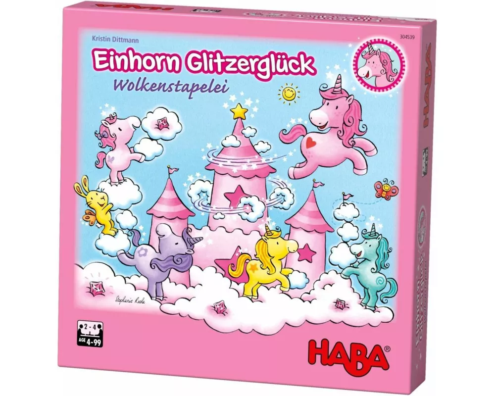 Einhorn Glitzerglck - Wolkenstapelei