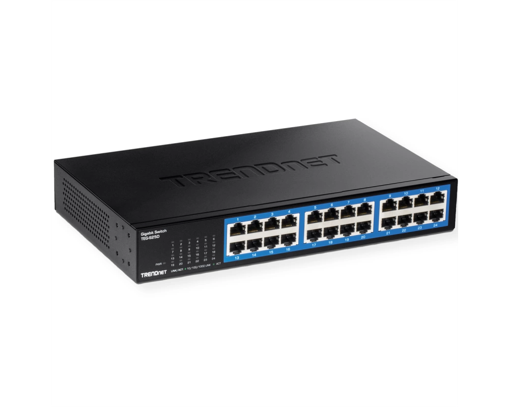 TRENDnet TEG-S25D 24 Port Desktop Gigabit Switch