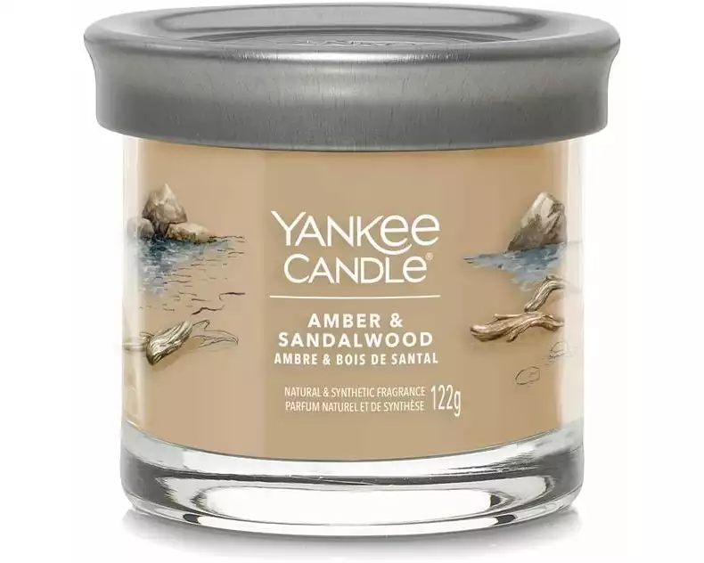 Yankee Candle Signature Duftkerze Amber & Sandalwood Signature Small Tumbler