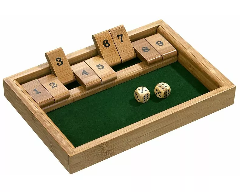 Shut The Box 9er - Bambus