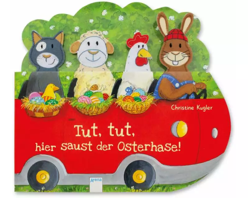 Tut, tut, hier saust der Osterhase!