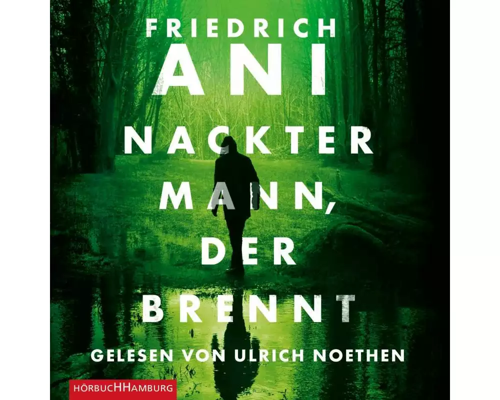 Nackter Mann, der brennt