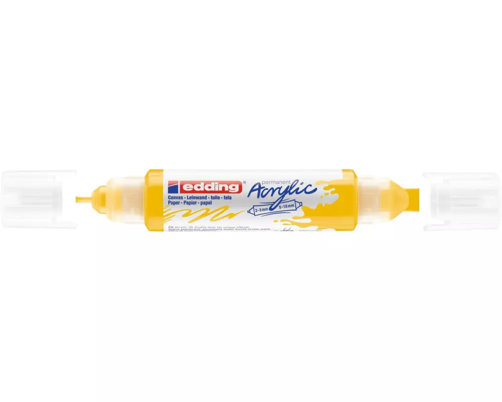 edding Acrylmarker 5400 Double Liner, Gelb