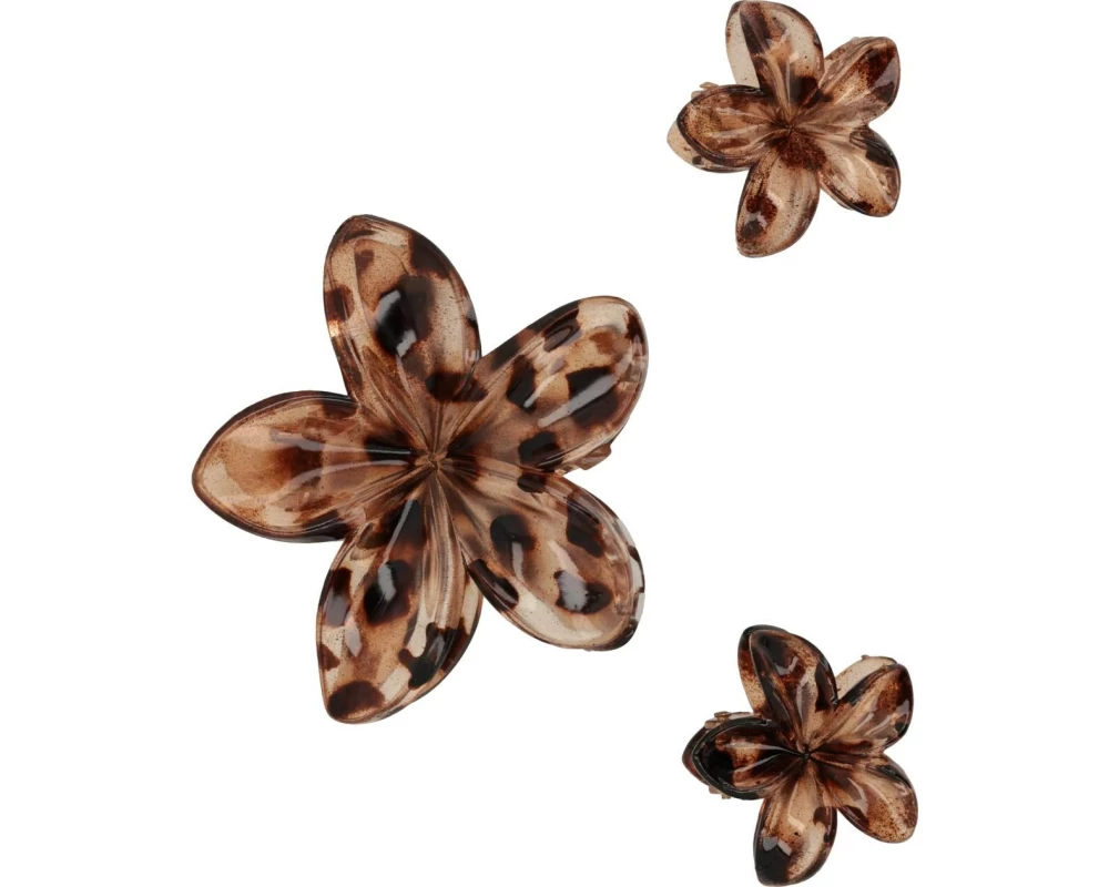Trisa Accessoires Hawaii Klemmen im Animalprint
