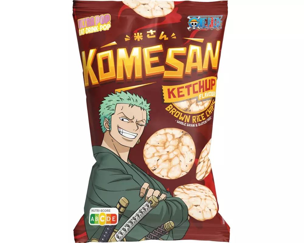 Ultrapop Chips Komesan Rice Zoro Ketchup 60 g