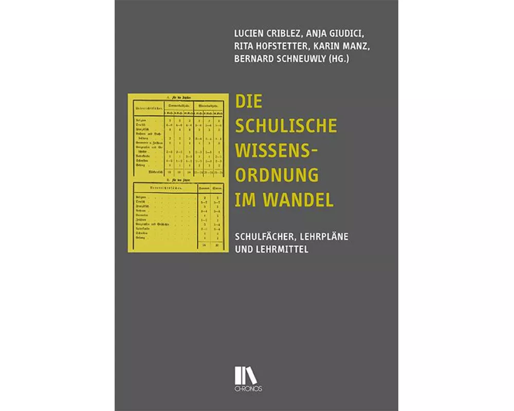 Die schulische Wissensordnung im Wandel