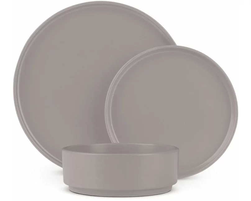 Berlinger Haus 18-teiliges Tellerset Taupe Collection