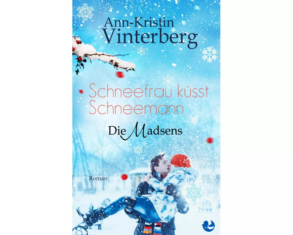Schneefrau küsst Schneemann