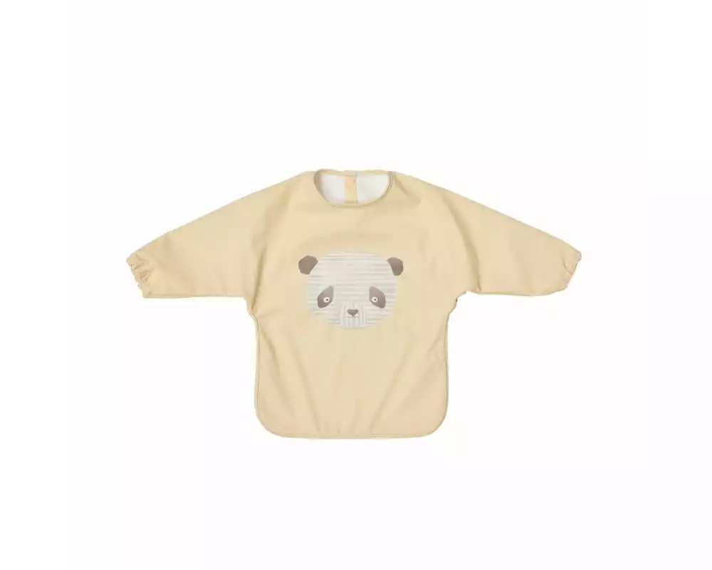 OYOY Ärmel-Lätzchen Lun Lun Panda 74 x 43 cm, Beige