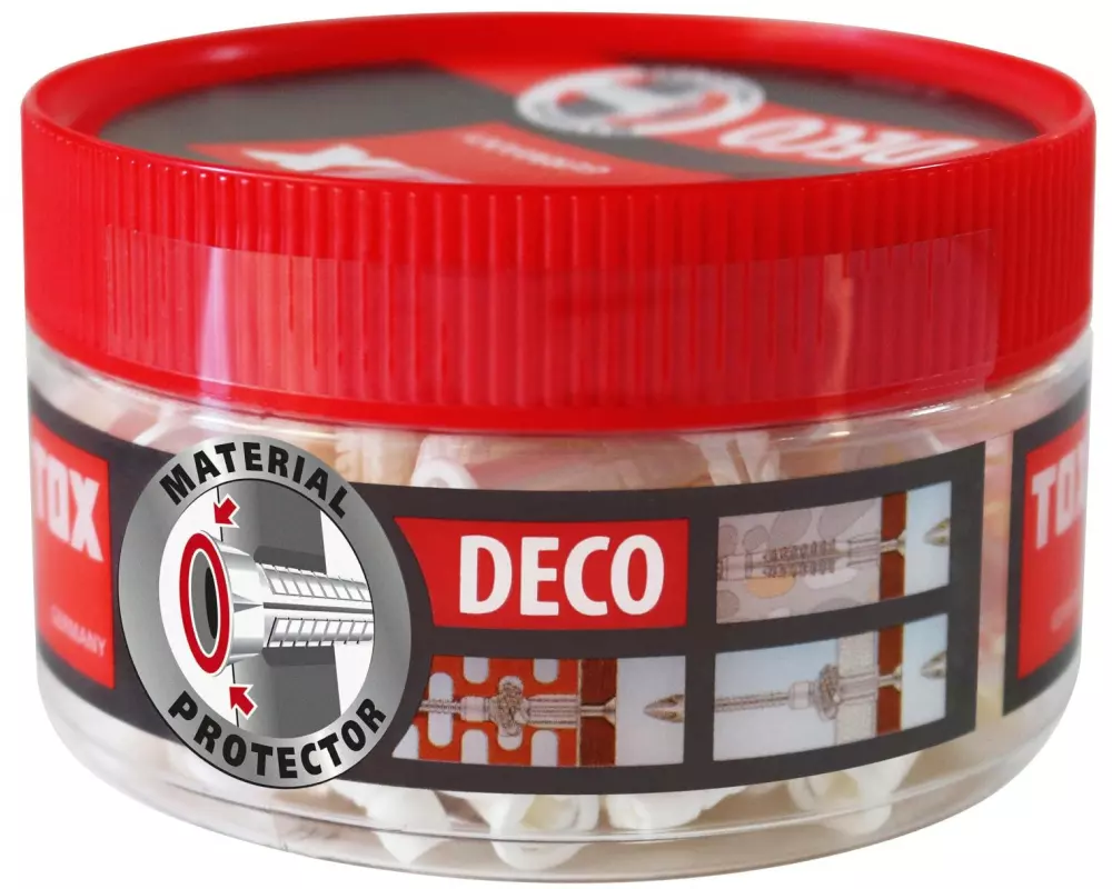 Tox-Dübel Allzweckdübel Deco 6x41 mm, Dose à 100 Stück